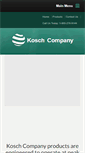 Mobile Screenshot of koschco.com
